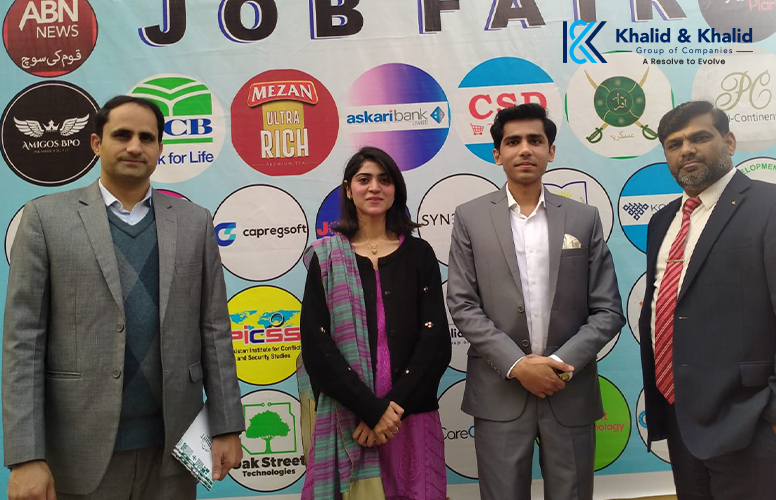 Khalid and Khalid Group of Companies Engaging with Bright Minds of NUML at Job Fair December 2024